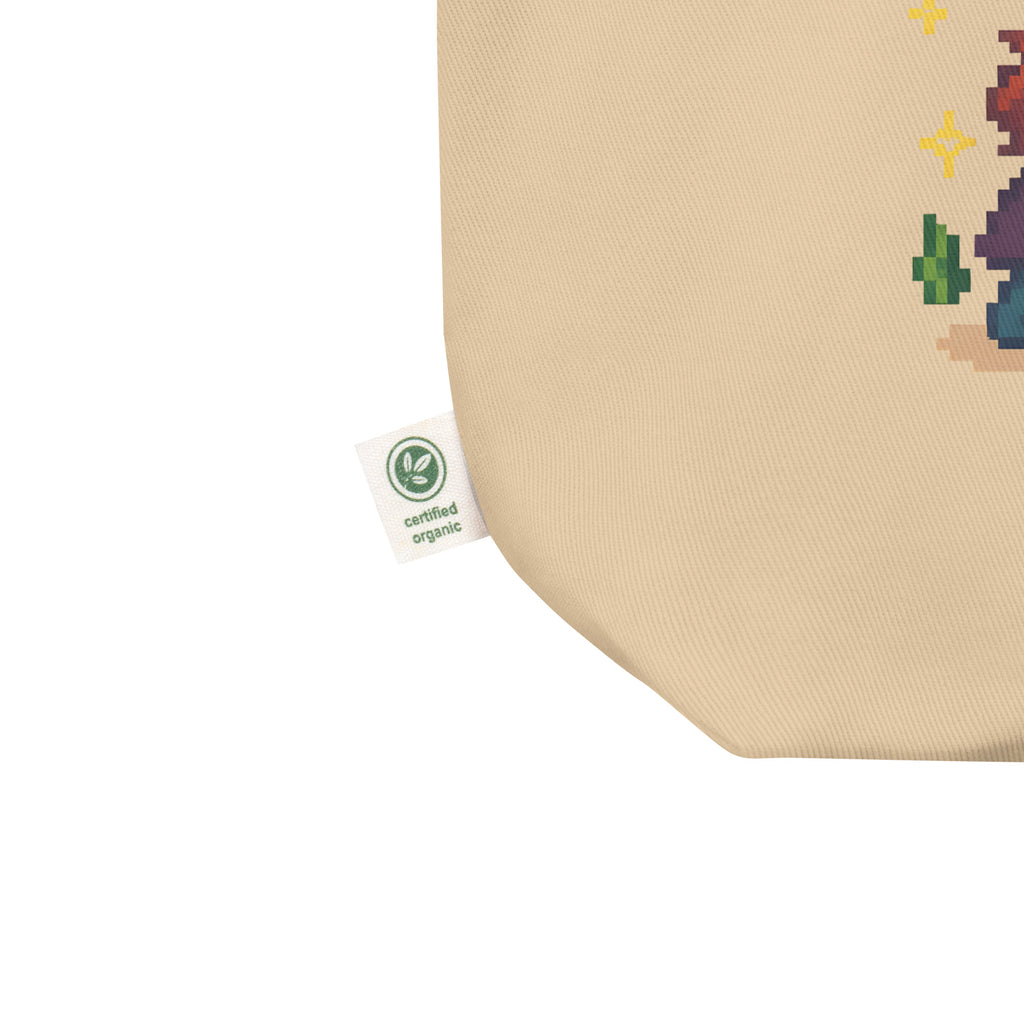 Human Static Co. Glitchy & Sustainable Witchy Eco Tote Bag