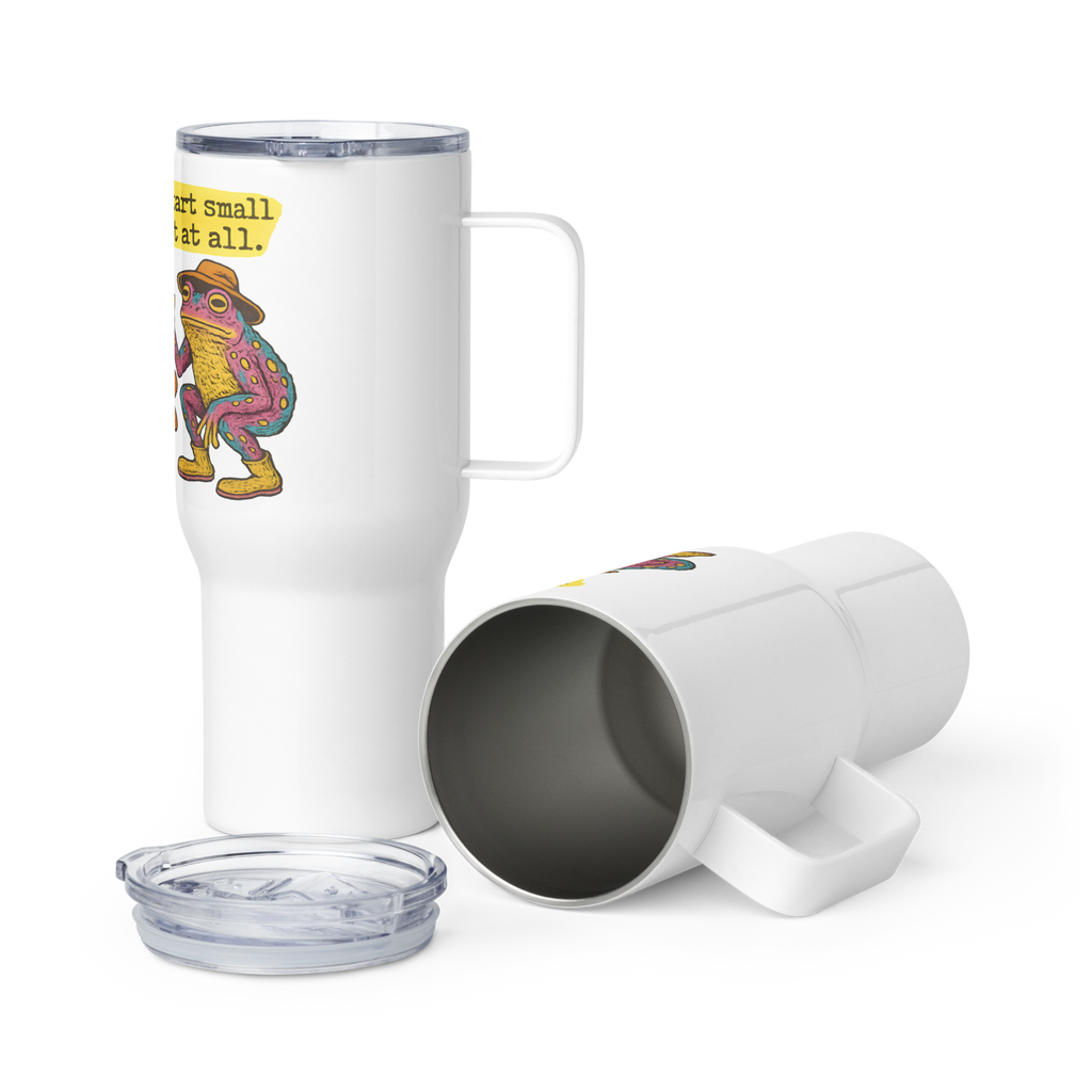 Human Static Co. Start Small Travel Mug