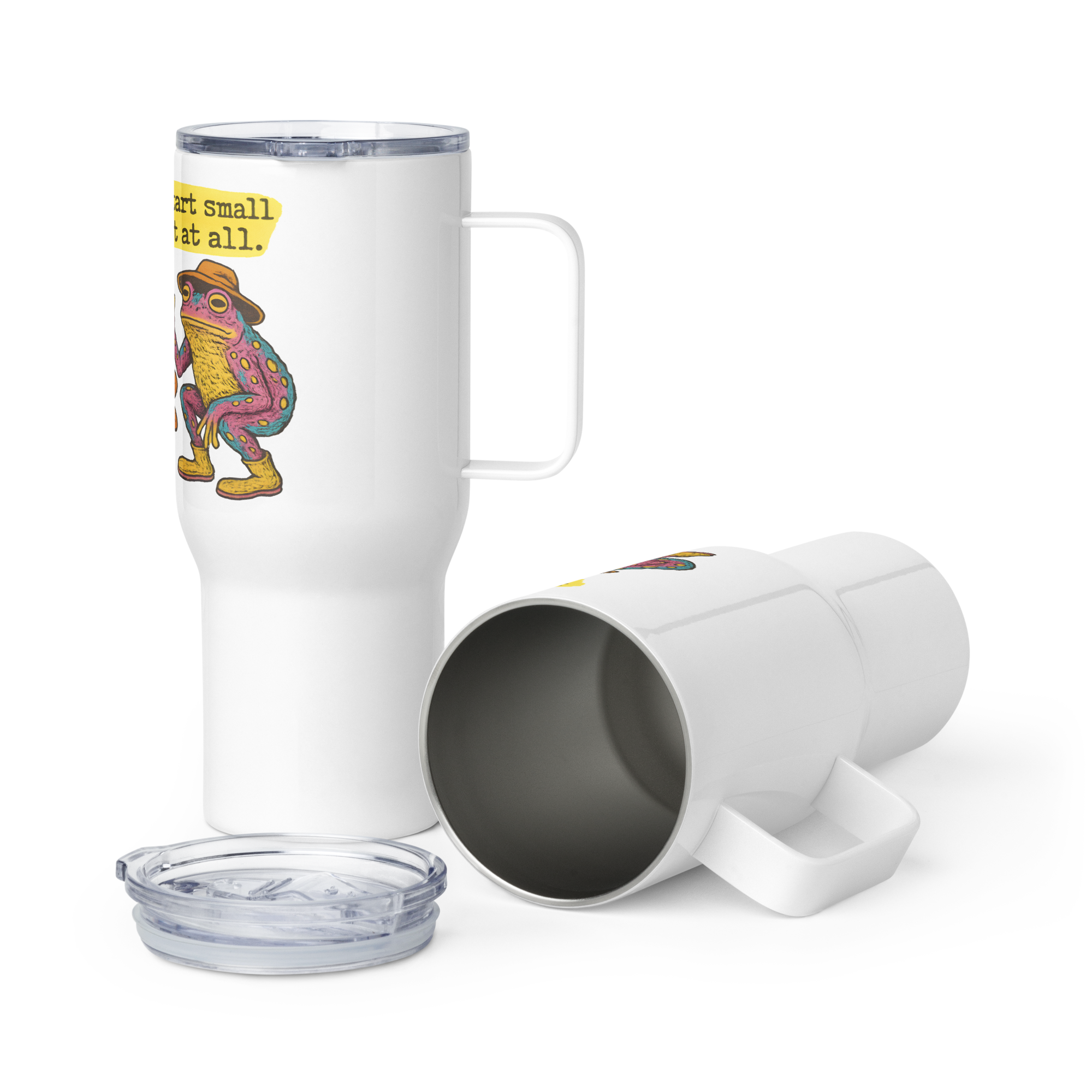 Human Static Co. Start Small Travel Mug