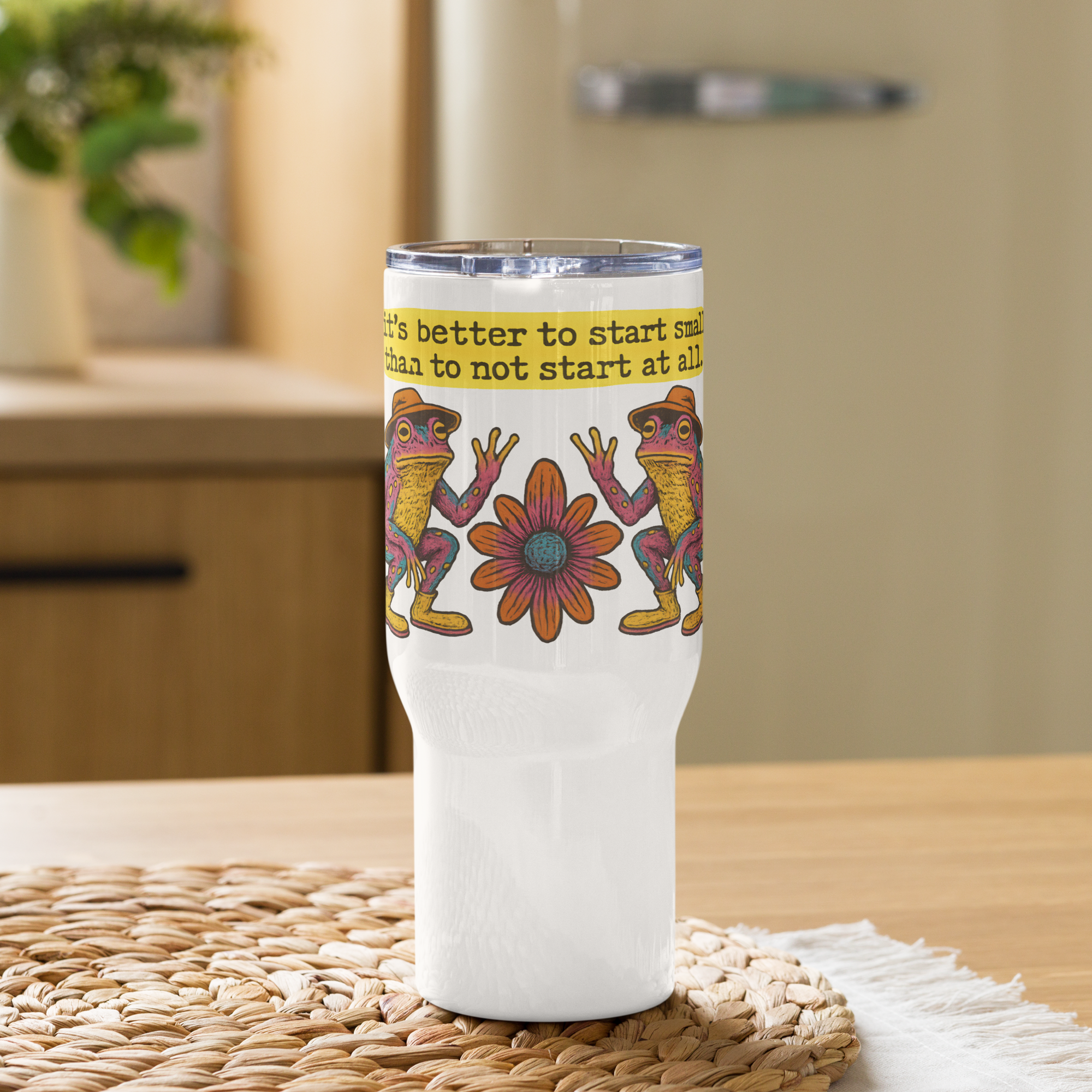 Human Static Co. Start Small Travel Mug