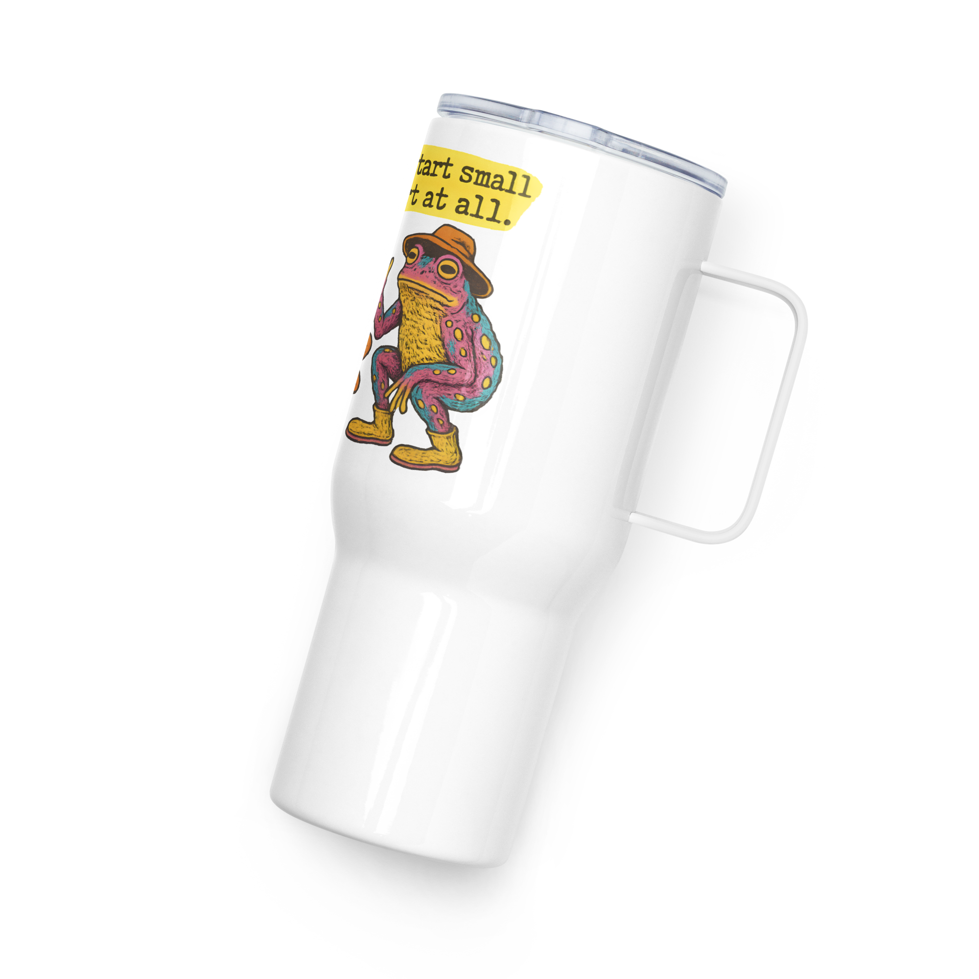 Human Static Co. Start Small Travel Mug