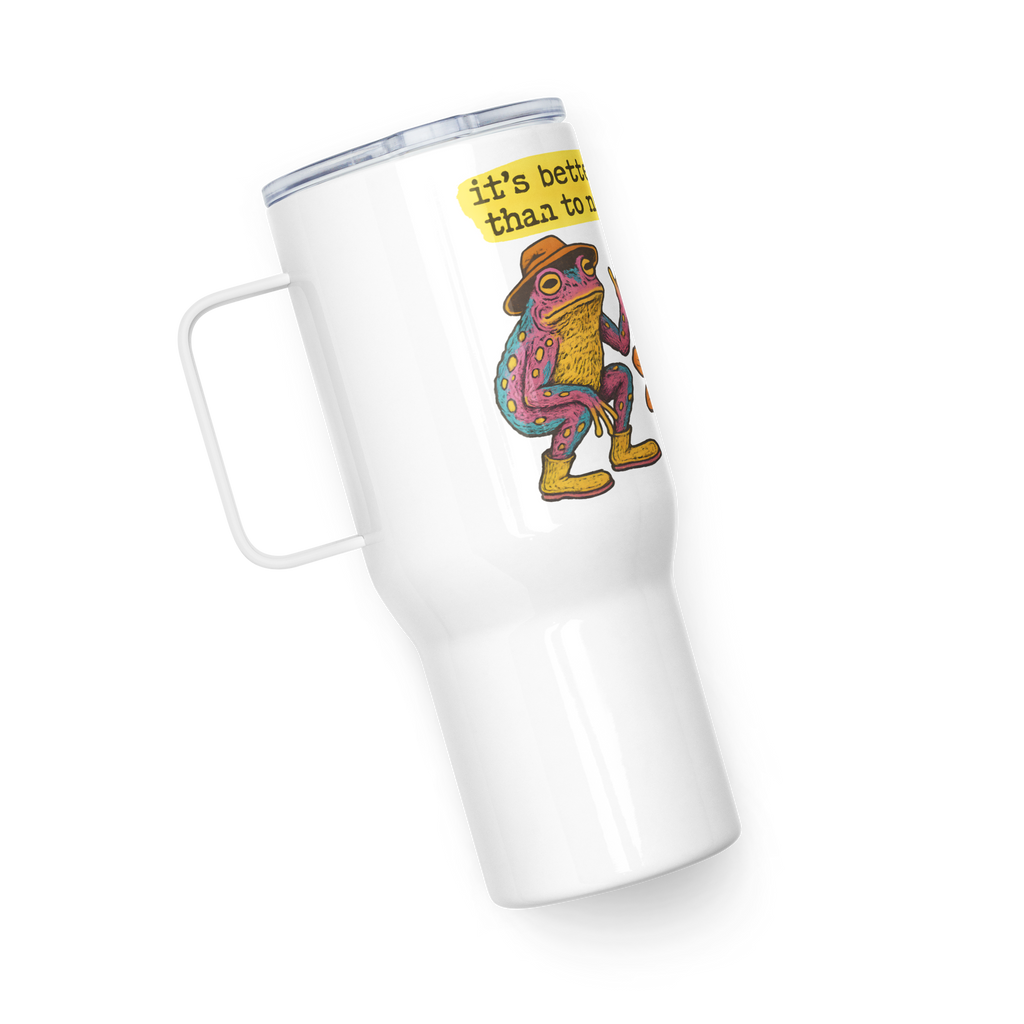 Human Static Co. Start Small Travel Mug