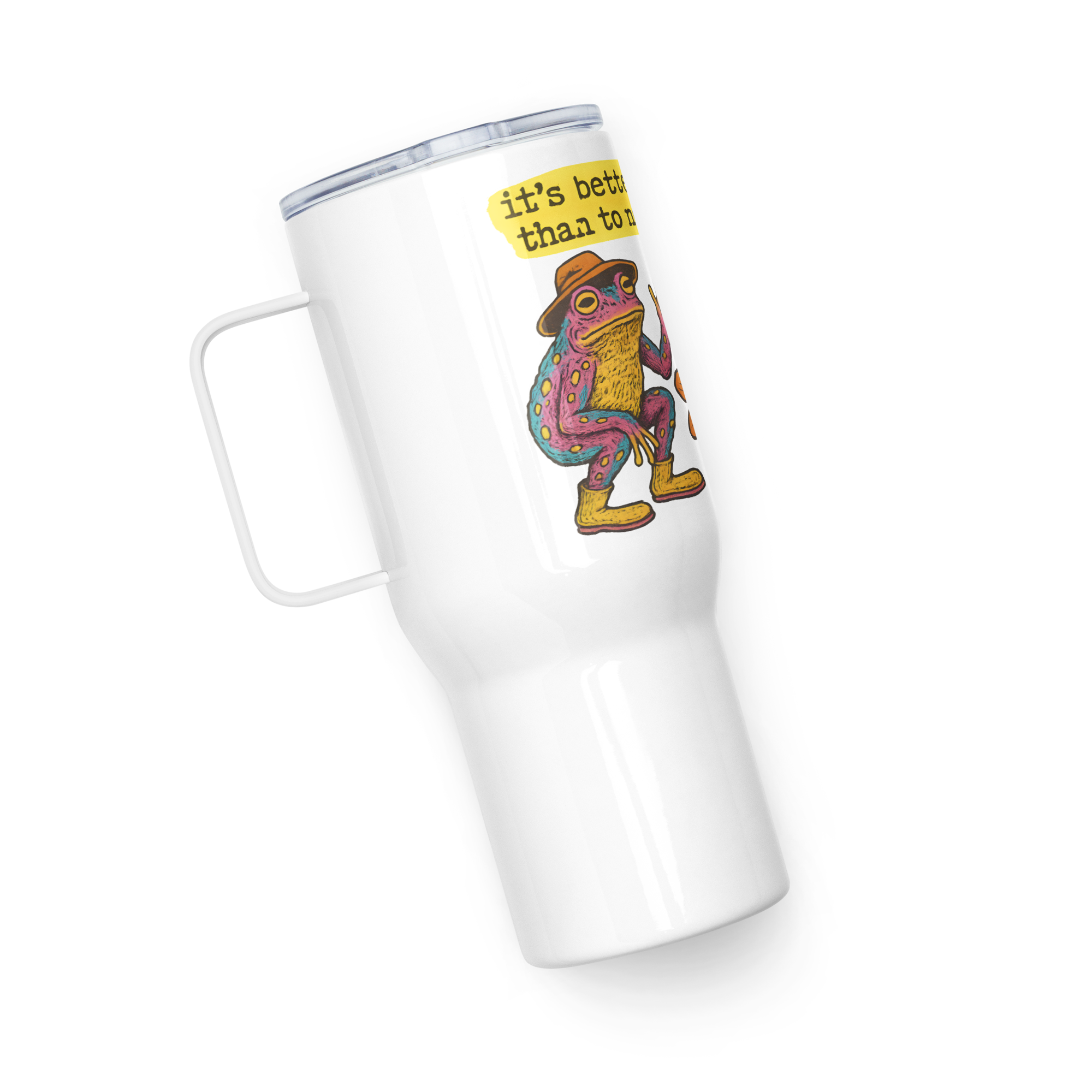 Human Static Co. Start Small Travel Mug